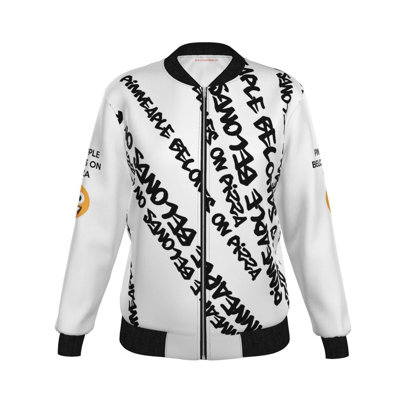 PINEAPPLE - WOMENS SILK REVERSIBLE BOMBER JACKET